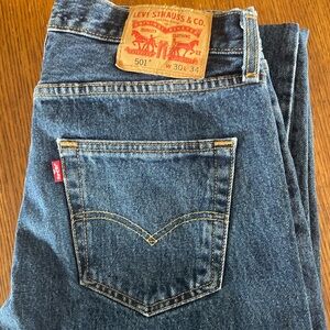 Levi’s 501 Jeans, Button-fly, 30x34